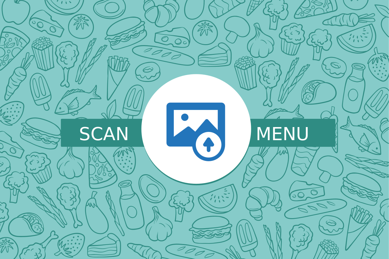 QR code menu:This menu is available in QR code format. Scan the c - TenStickers