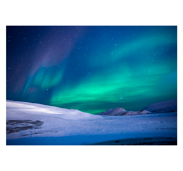 Northern Lights Sky Wall Mural - TenStickers