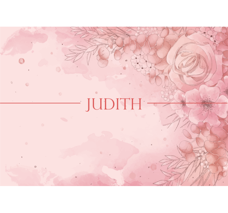 Flower mural customized floral design - TenStickers