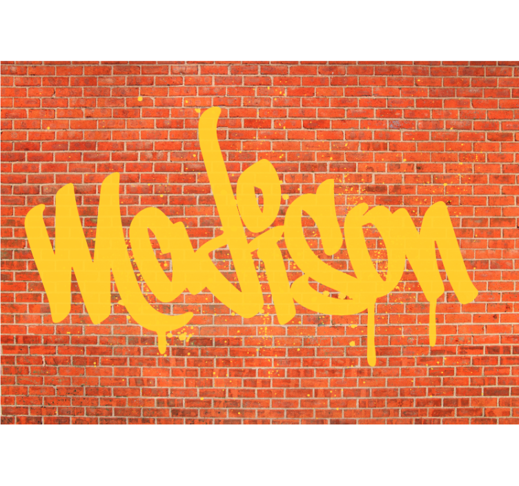 Graffiti Typography Art graffiti wall mural - TenStickers