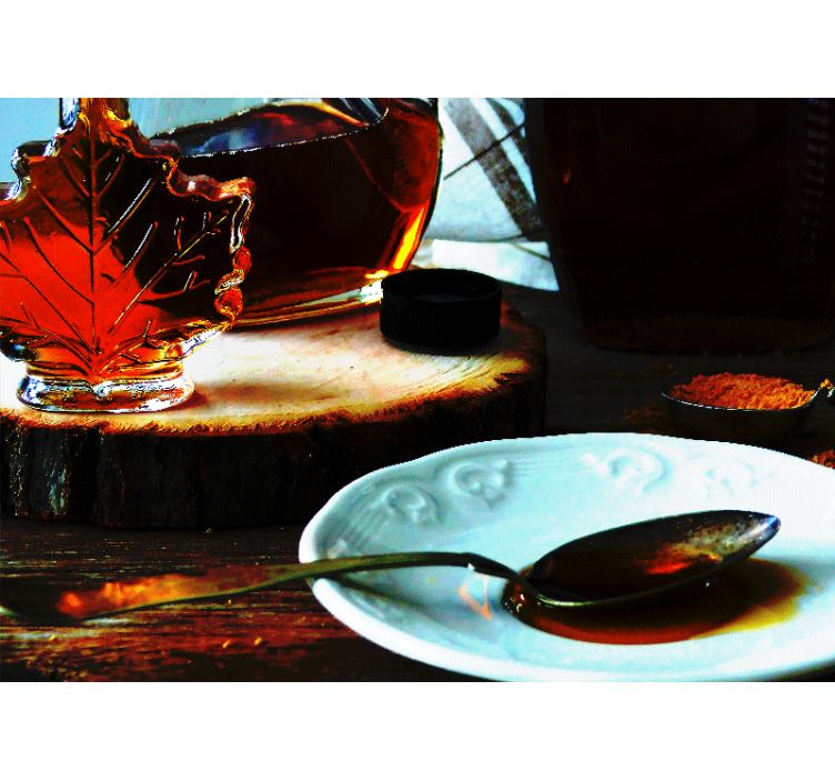 Maple Syrup Delight graffiti wall mural - TenStickers