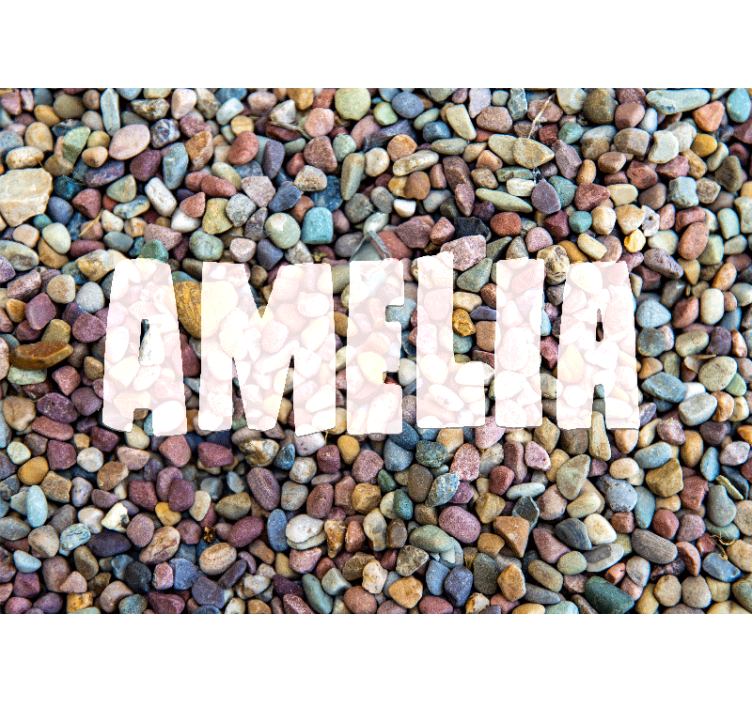 Colorful Pebble Pattern wall mural - TenStickers