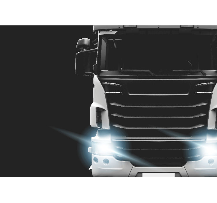 Front Heavy Truck vehicle mural - TenStickers