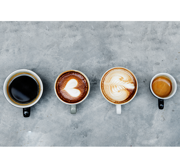 Music mural coffee art collection - TenStickers