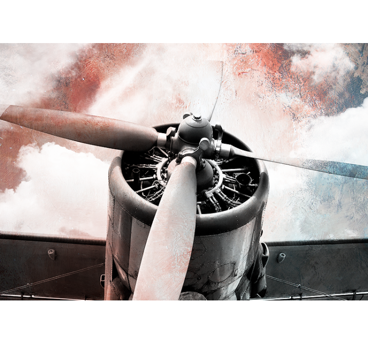 Vintage Aircraft Propeller vehicle mural - TenStickers