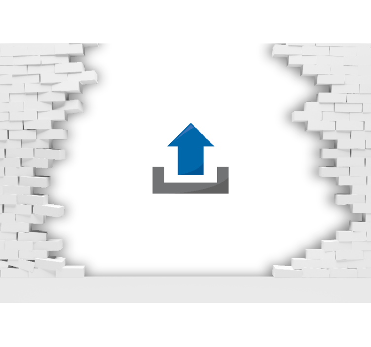 Animal wall mural polar bear underwater - TenStickers