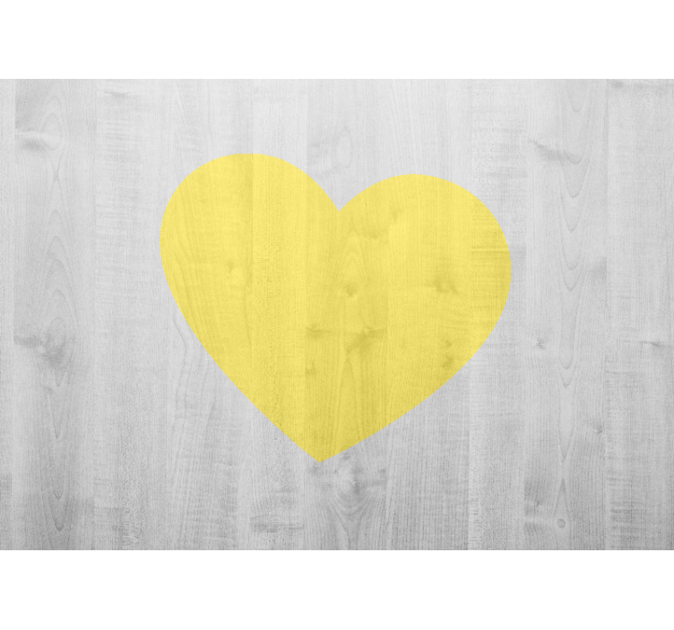 Love wall mural heart symbol - TenStickers