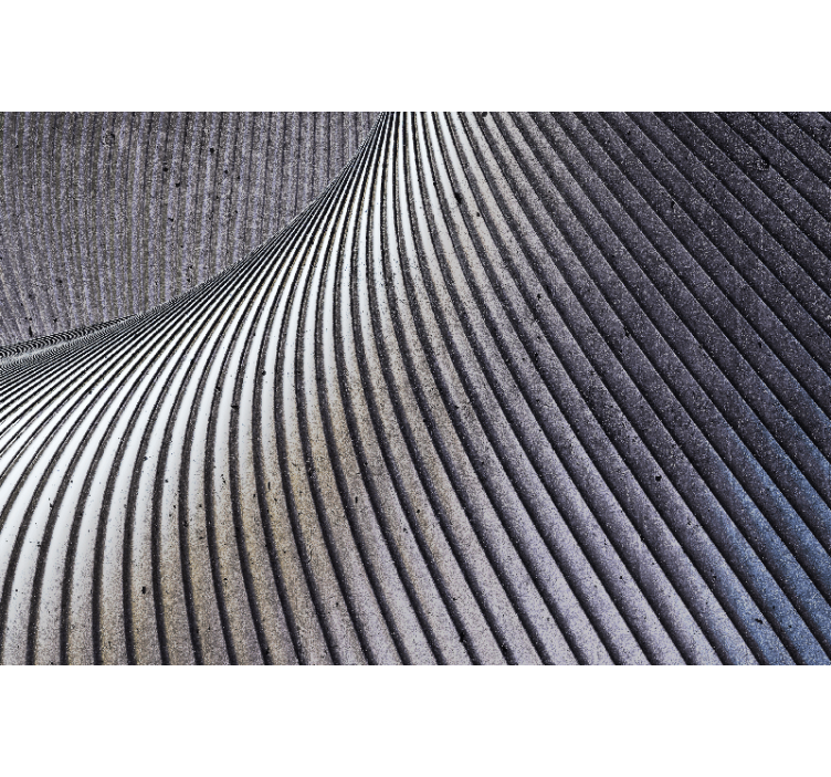 3D concrete waves Wall Mural - TenStickers