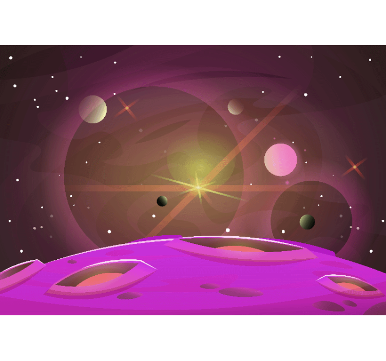 Space mural cosmic celestial perspective - TenStickers