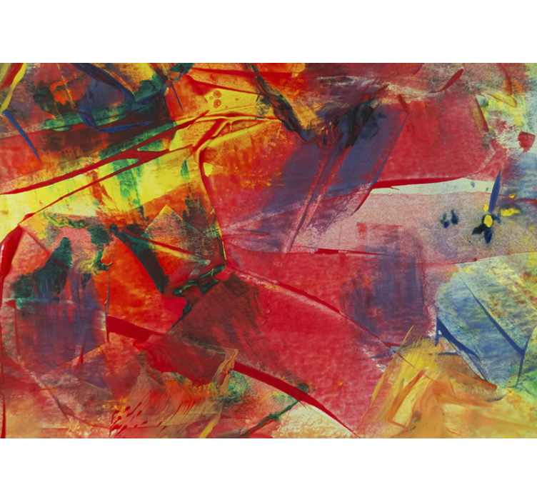 Abstract wall mural with vibrant color blend - TenStickers