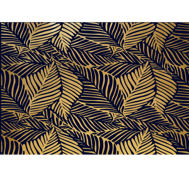 Golden banana tree  modern wall mural - TenStickers