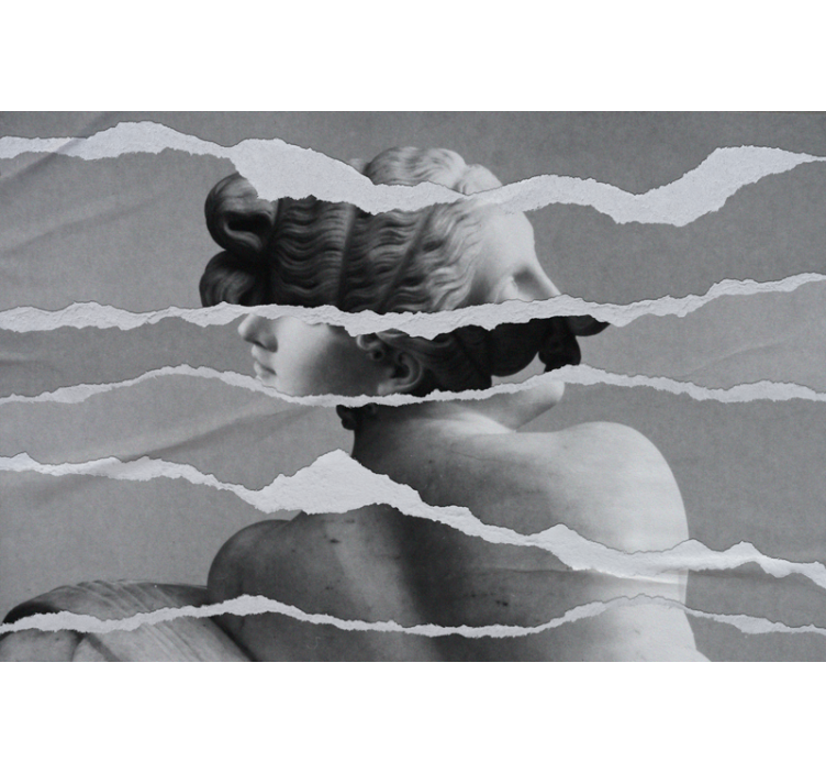 Painting wall mural timeless sculptural elegance - TenStickers