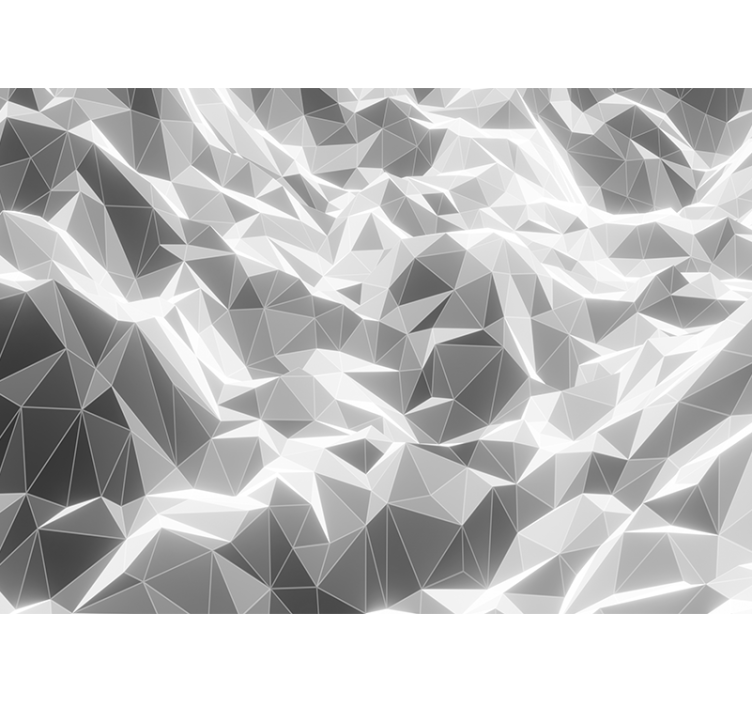 Abstract wall mural geometric stone design - TenStickers