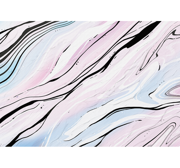 Pink black abstract marble Teenage Wall Murals - TenStickers