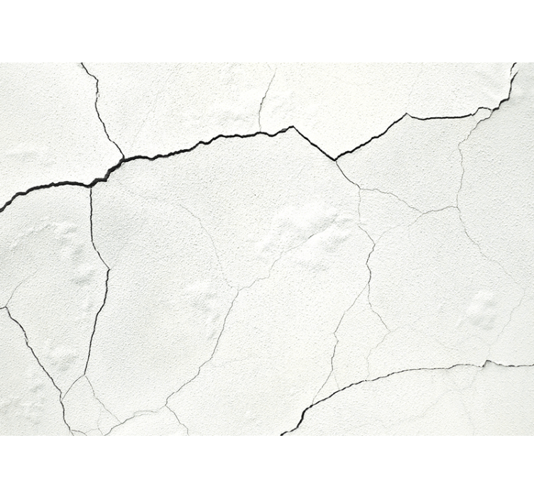 Wall mural cracked surface design - TenStickers