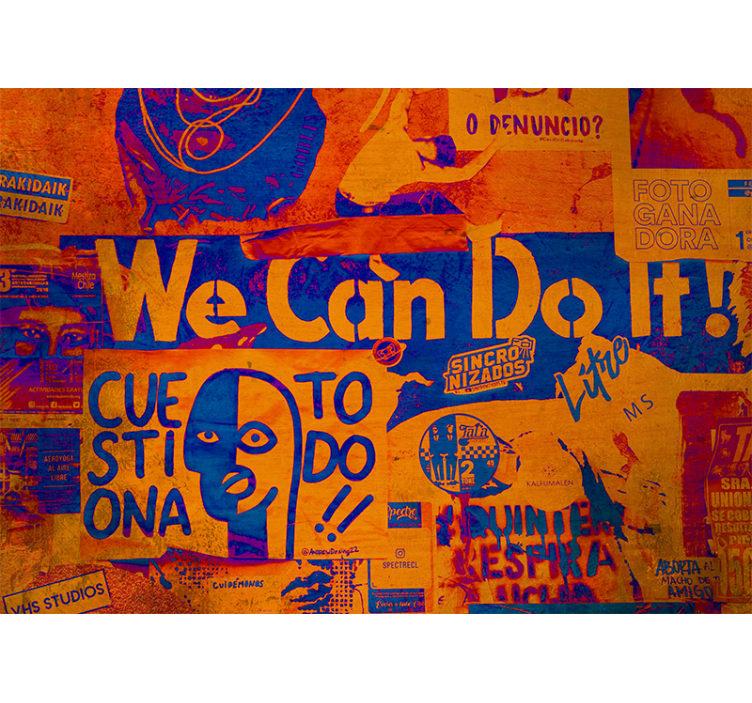 Graffiti wall mural empowered artistry - TenStickers