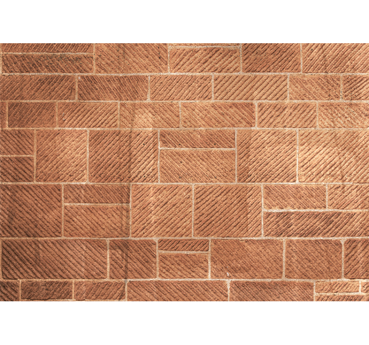 Stone wall mural textured stone design - TenStickers