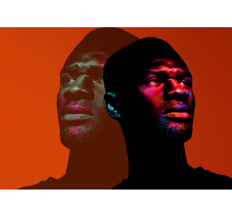 People colored fluorescent powder Wall Murals - TenStickers