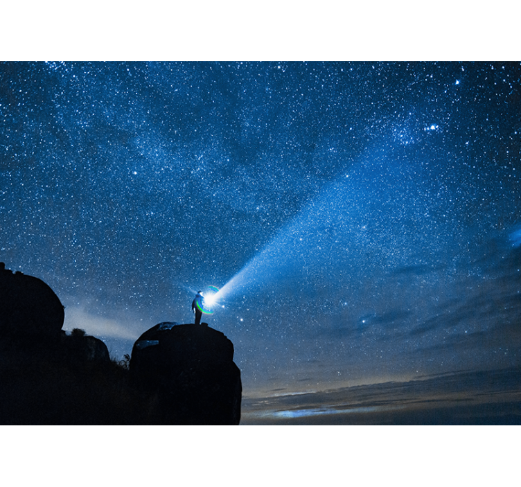 Space mural starry sky adventure - TenStickers