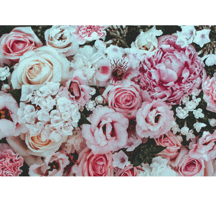 Flower mural floral arrangement joy - TenStickers