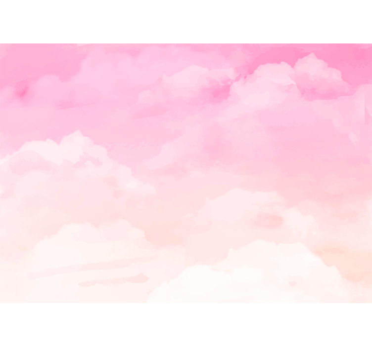 Pink pastel sky background Teenage Wall Murals - TenStickers