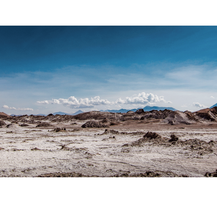 Mountain wall mural landslide terrain peaks - TenStickers