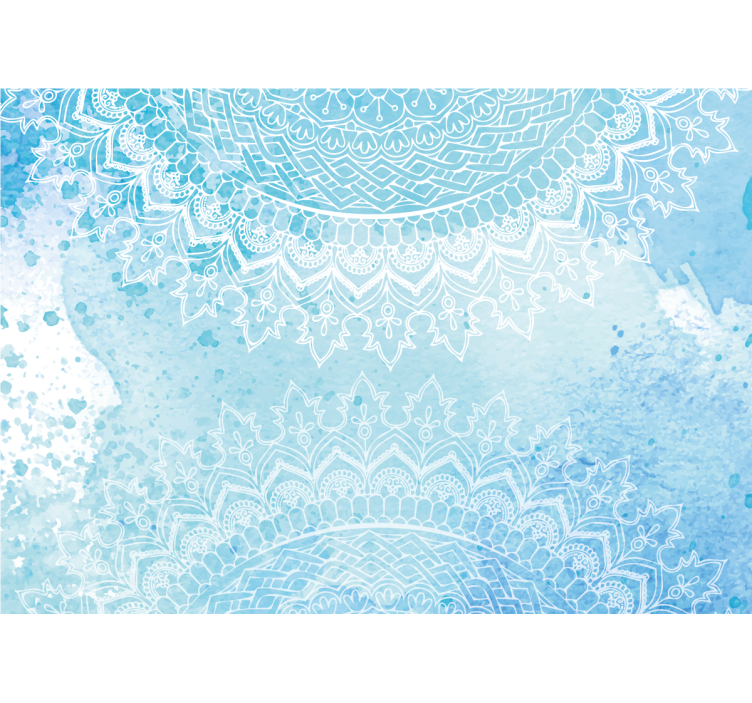 Mandala wall mural intricate lace designs - TenStickers