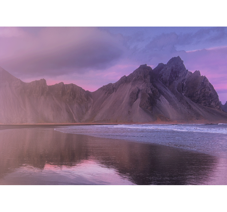 Majestic mountain vista landscape mural wallpaper - TenStickers