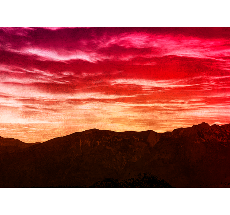 Mountain wall mural regal mountain twilight - TenStickers