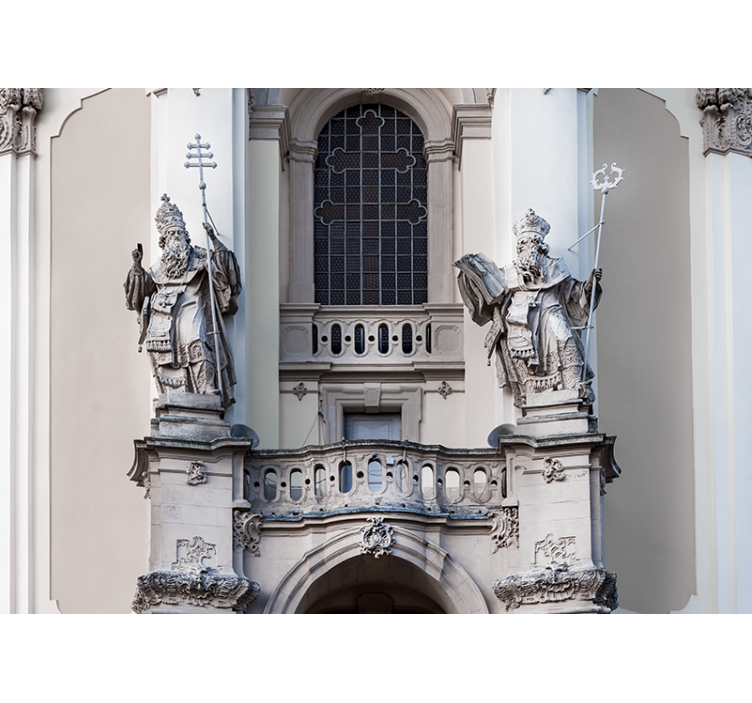 Classical door optical illusion 3D Wall Mural - TenStickers