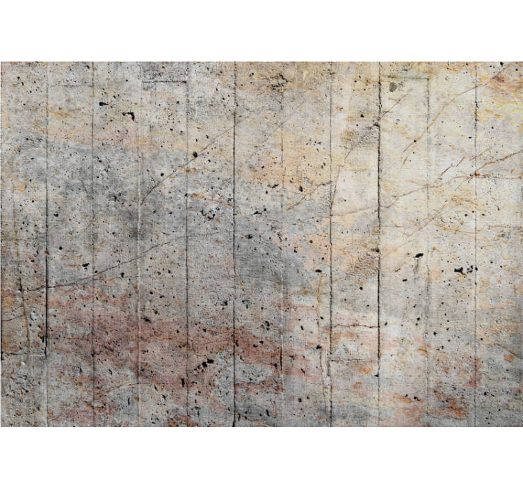 Stone wall mural with concrete texture design - TenStickers