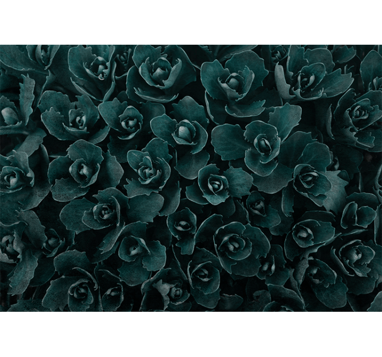 Flower mural elegant rose bloom - TenStickers