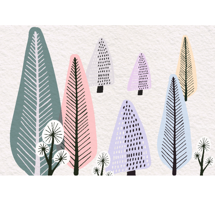 Woodland Walz  living room wall mural - TenStickers