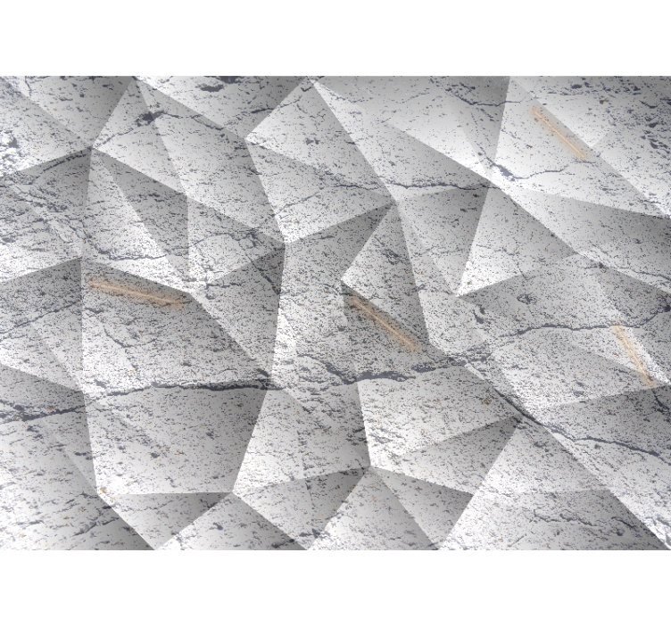 Wall panels immitation with light 3D Wall Mural - TenStickers