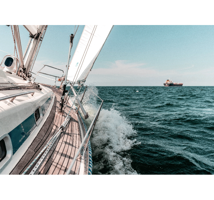 Sea mural sailing adventure - TenStickers