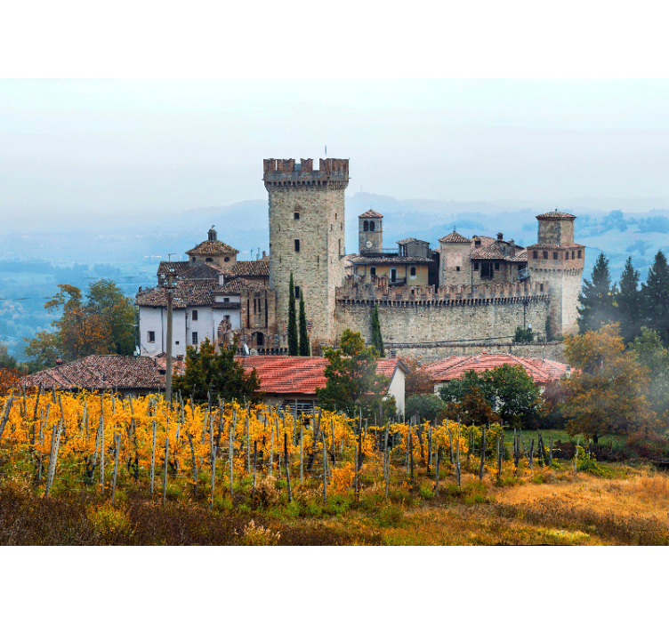 Vineyards in Emilia-Romagna nature wall mural - TenStickers