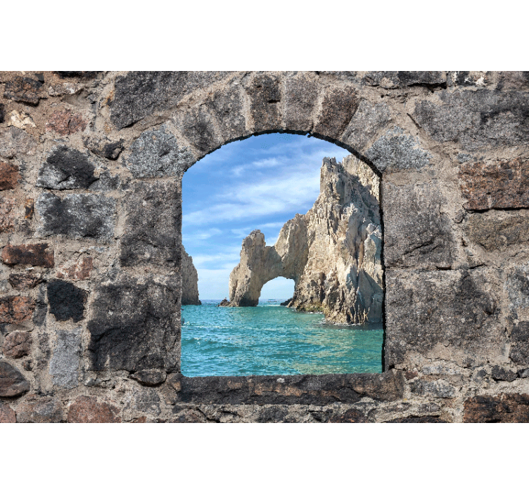 Rocky Arch View sea mural - TenStickers