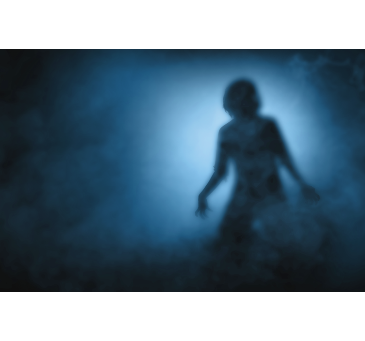 Zombie silhouette wall mural - TenStickers