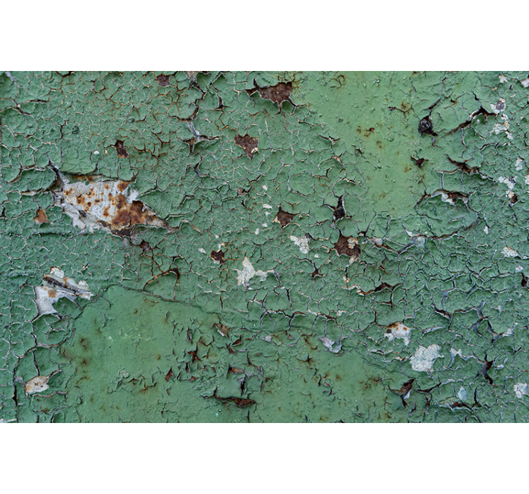 Rusty peeled metal wall mural - TenStickers