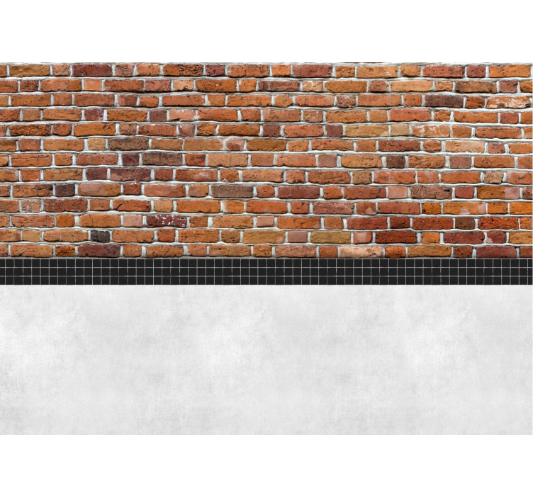 Bricks and tiles are masonry materials used for construction. Bri - TenStickers