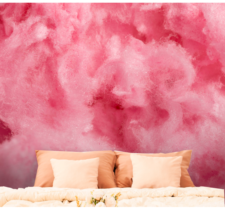 3d realistic cotton candy  Marriage Wall Murals - TenStickers