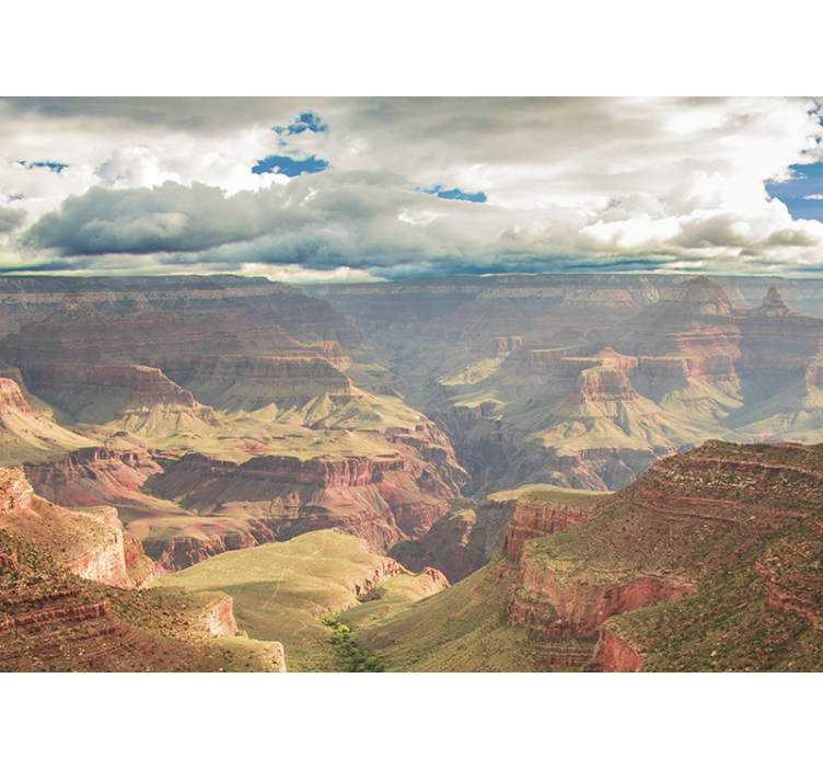 Majestic Canyon View landscape mural wallpaper - TenStickers