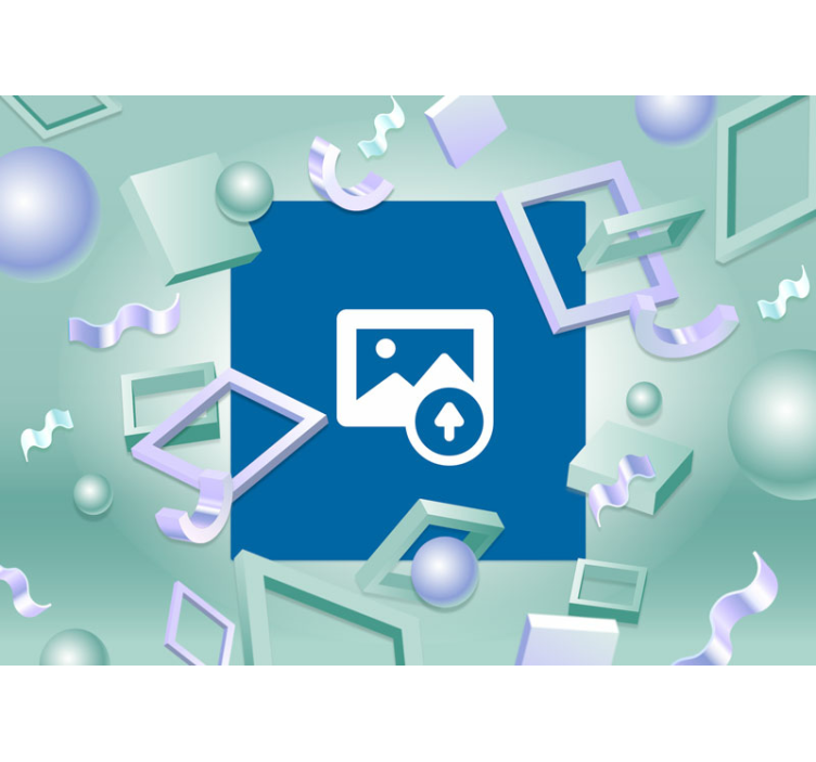 Hand Holding Blossom flower mural - TenStickers