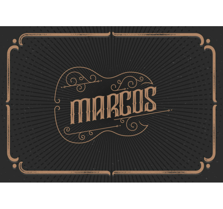 Personalised elegant design teenage wall mural - TenStickers