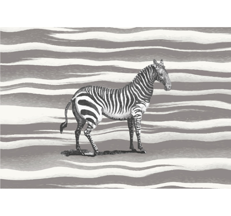Zebra Striped Patterns animal wall mural - TenStickers