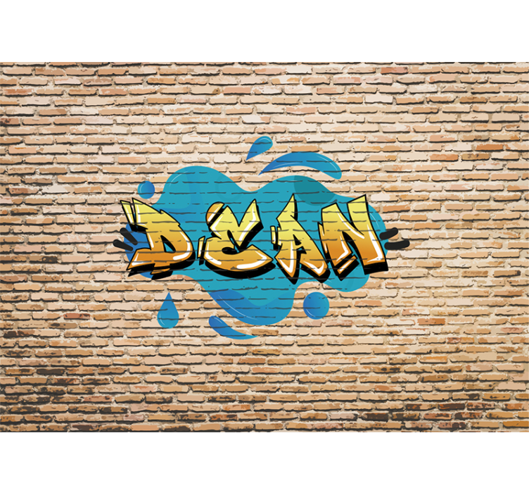 Graffiti wall mural personalized graffiti design - TenStickers