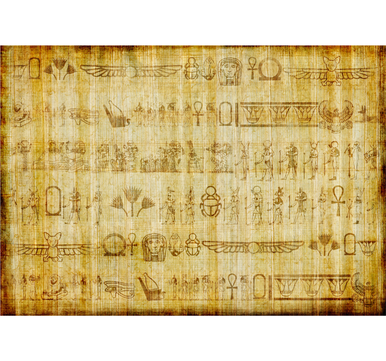 Painting wall mural ancient egyptian symbols - TenStickers