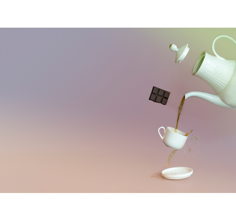 Floating Tea Moments music mural - TenStickers