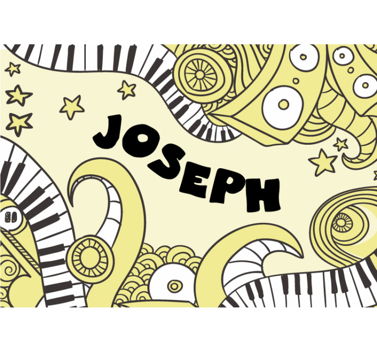 Musical Notes Pattern music mural - TenStickers