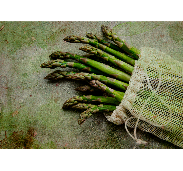 Asparagus Delight flower mural - TenStickers